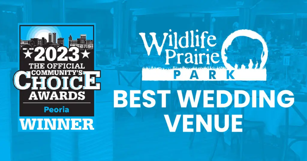 Wildlife Prairie Park Best Wedding Venue 2023 Community Choice Winner