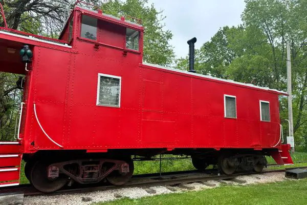 Train Cabooses at Wildlife Prairie Park