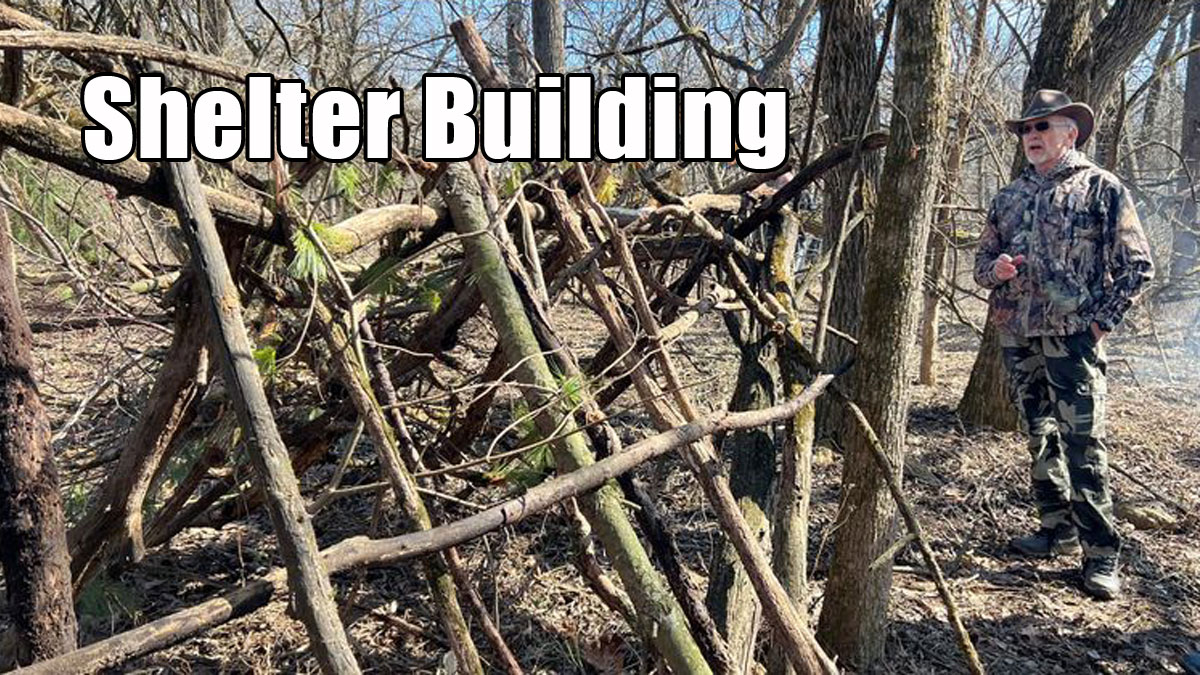 Shelter Building Survival Skills Event Grpahic