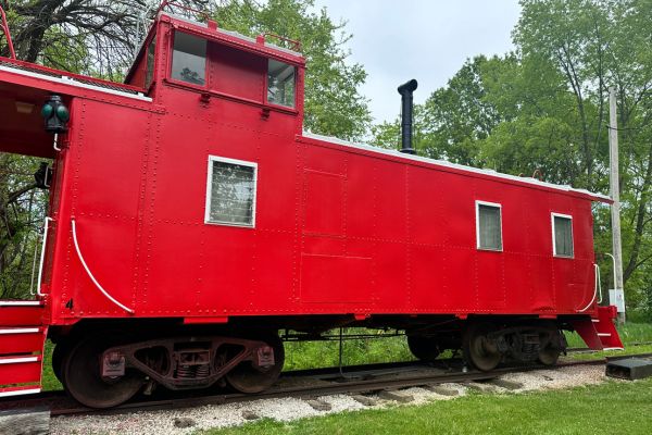 Train Cabooses at Wildlife Prairie Park