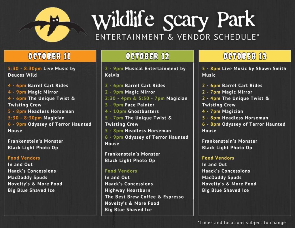 Wildlife Scary Park 2024 Weekend 1