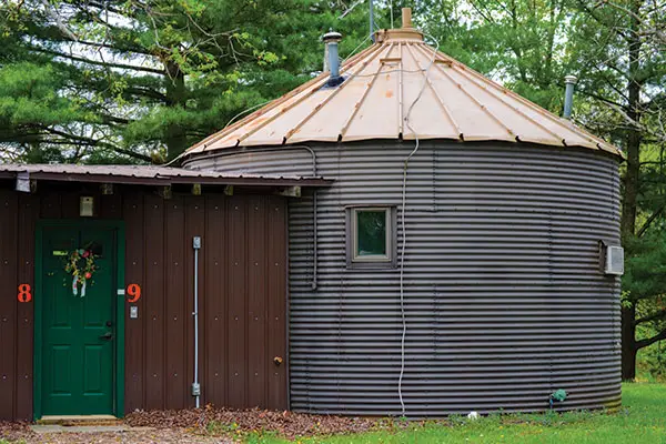 Grain Bins at Wildlife Prairie Park