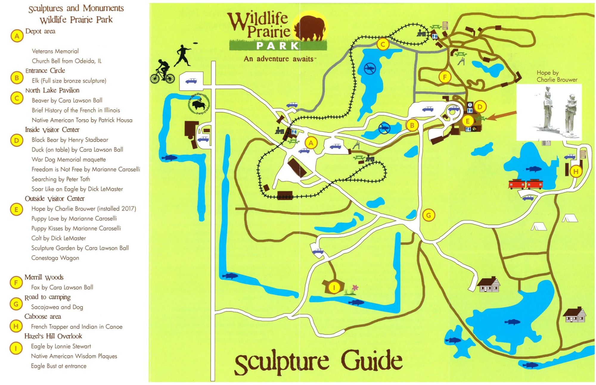 Wildlife Prairie Park Sculpture Guide