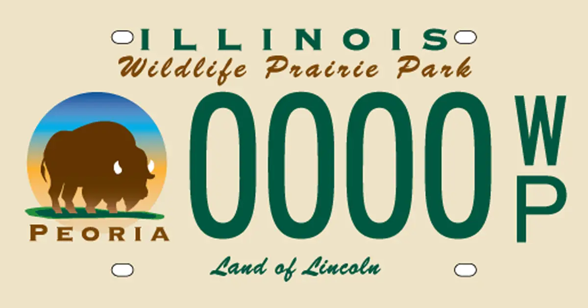 Wildlife Prairie Park License Plates