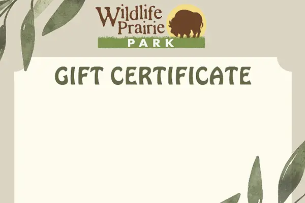 Wildlife Prairie Park Gift Card