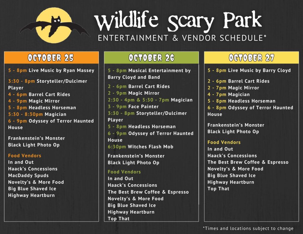 Wildlife Scary Park 2024 Weekend 3