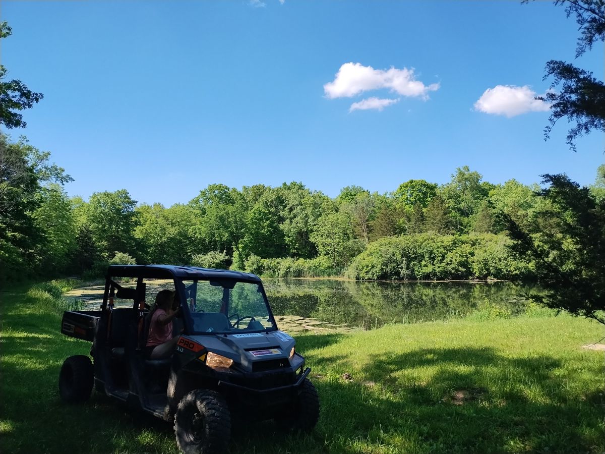 UTV at Lake