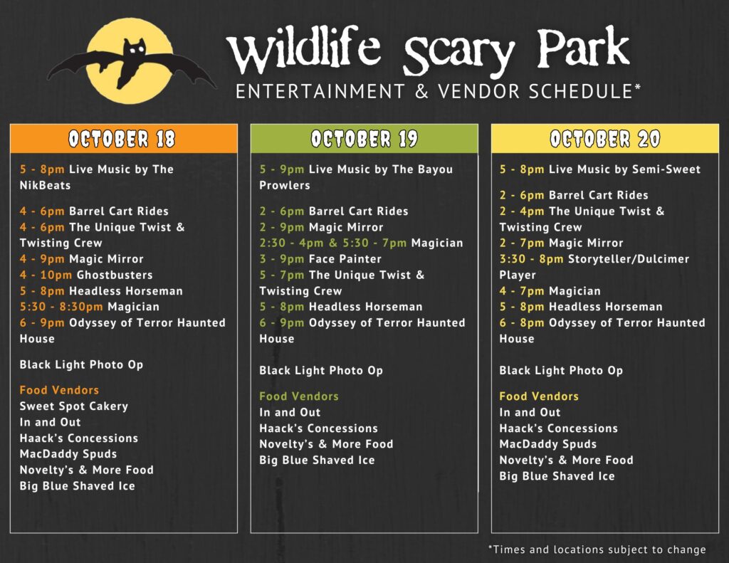 Wildlife Scary Park 2024 Weekend 2