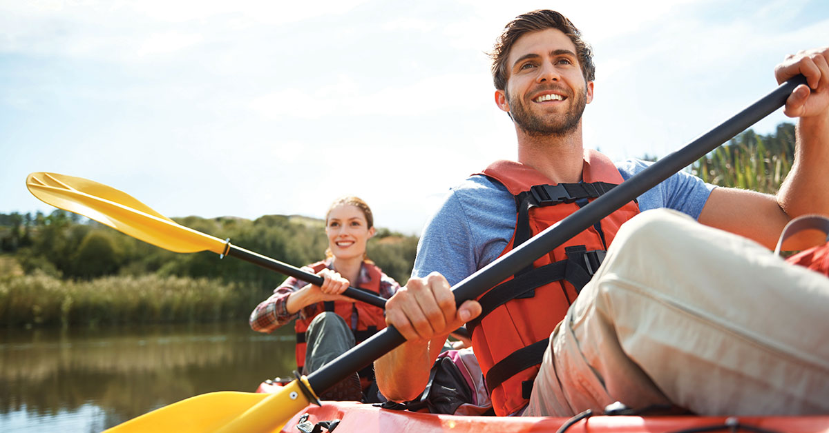 Kayaking at Wildlife Prairie Park